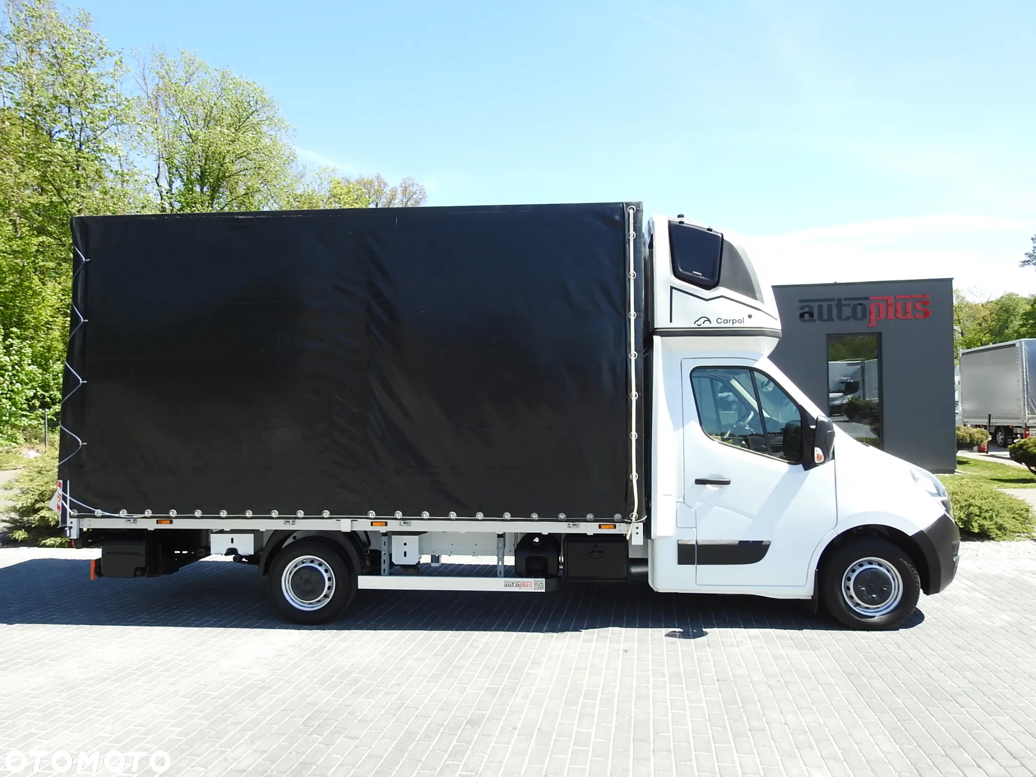 Opel MOVANO PLANDEKA WINDA 9 PALET WEBASTO TEMPOMAT KLIMATYZACJA LEDY PNEUMATYKA 165KM [ 255864 ] - 8