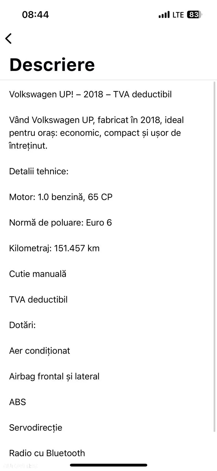 Volkswagen up! - 8