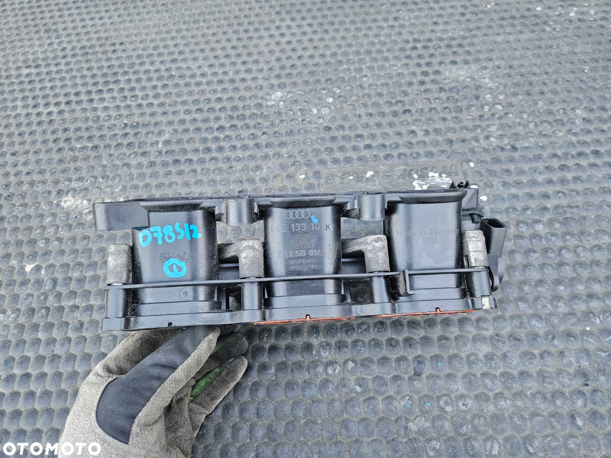 Kolektor Ssacy 06E133109K 06E133110K Lewy Prawy Klapy Nastawnik Czujnik Listwa Wtryskowa 3.2 FSI V6 AUK Audi A4 B7 A6 C6 - 14