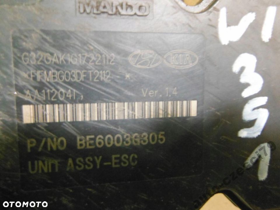 Kia Hundai 1.7 CRDI pompa ABS 58920-2T530 WI351 - 3
