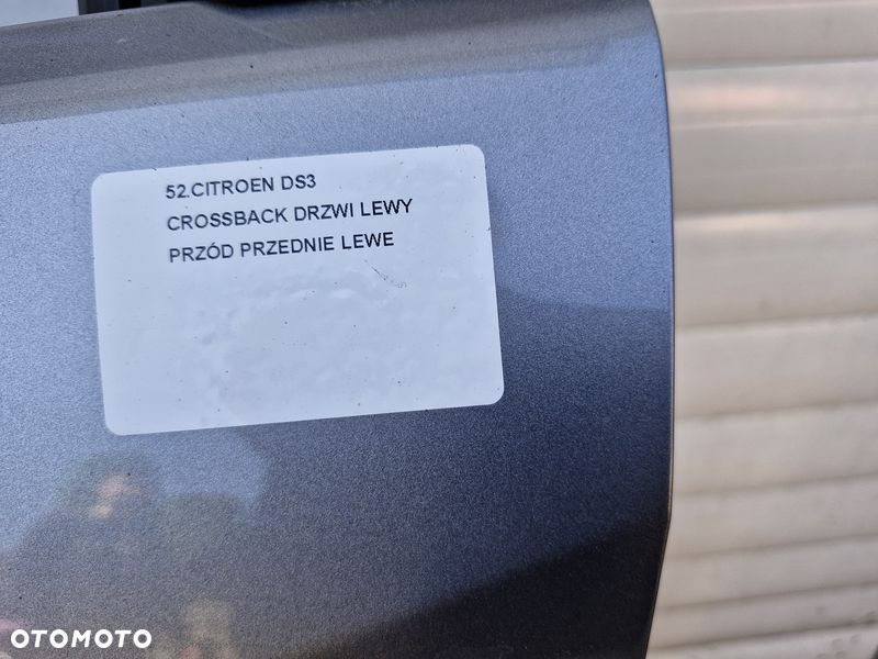 CITROEN DS3 CROSSBACK DRZWI LEWY PRZÓD PRZEDNIE LEWE KCA - 3