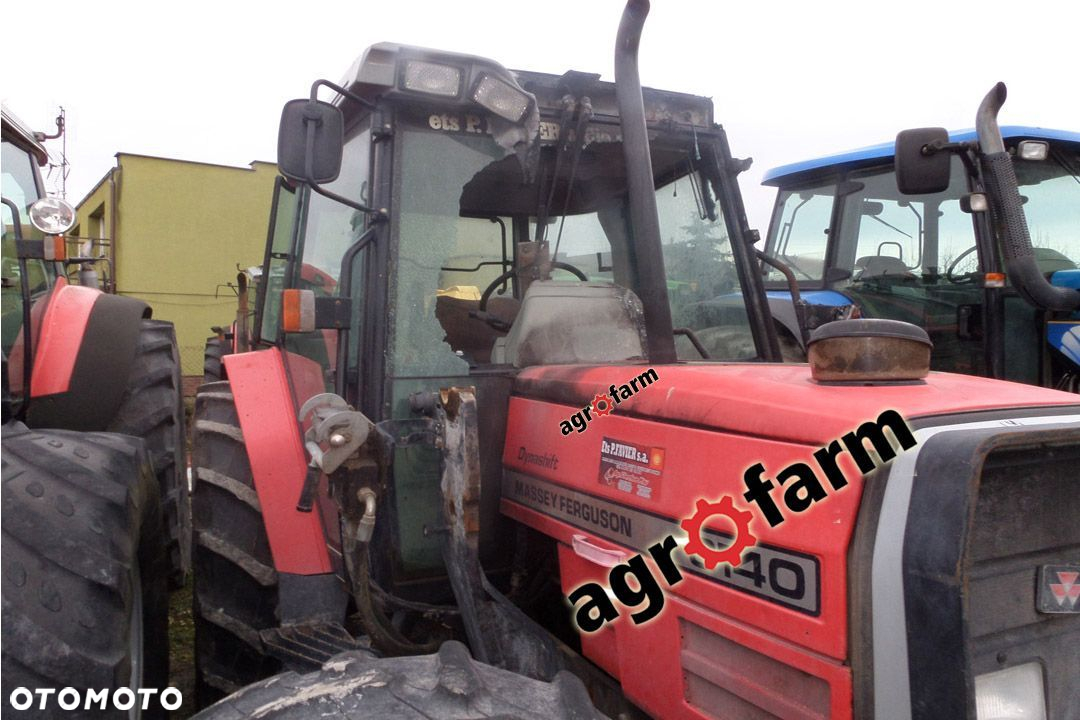 Massey ferguson części 6140 6130 6120 6150 6110 skrzynia silnik most oś felga zaczep koła zwolnica - 2