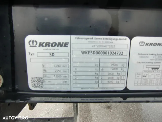 Krone Axa liftanta, factura externa - 16