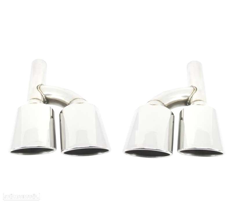 PONTEIRAS DE ESCAPE MERCEDES CLASE C W204 07-15 LOOK AMG 50X100 - 2