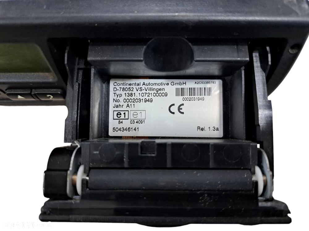 TACHOGRAF CYFROWY TYP 1381 IVECO 2011R VER 1.3a 504346141 - 6