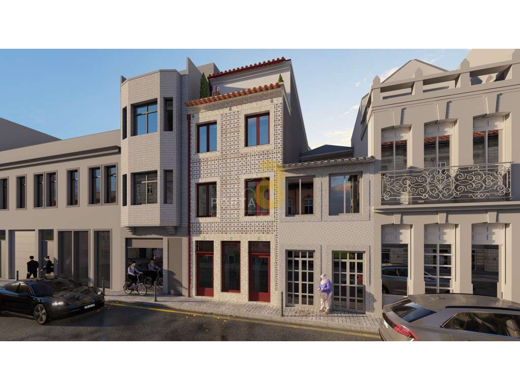 Apartamento T0 na Baixa do Porto com varanda e mezanine - Grande imagem: 2/43