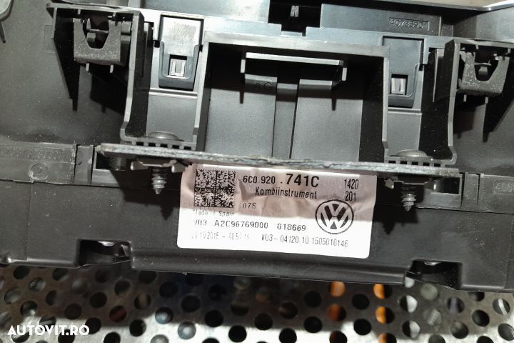 Ceasuri bord 6C0920741C 6C0920741C Volkswagen VW Polo 5 6R [2009 - 20 - 3