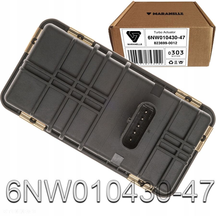Nastawnik sterownik 6NW010430-47, 823699-0012 turbiny 839077 AUDI A4 A6 A7 Q7 / VW Amarok - 3.0 - 5