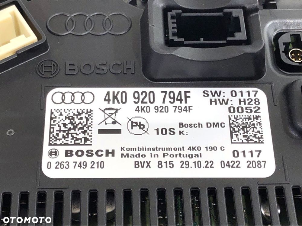 LICZNIK  AUDI A7 Sportback (4KA) 2017 - 2022 45 TFSI Mild Hybrid quattro 195 kW [265 KM] Hybryda - 5