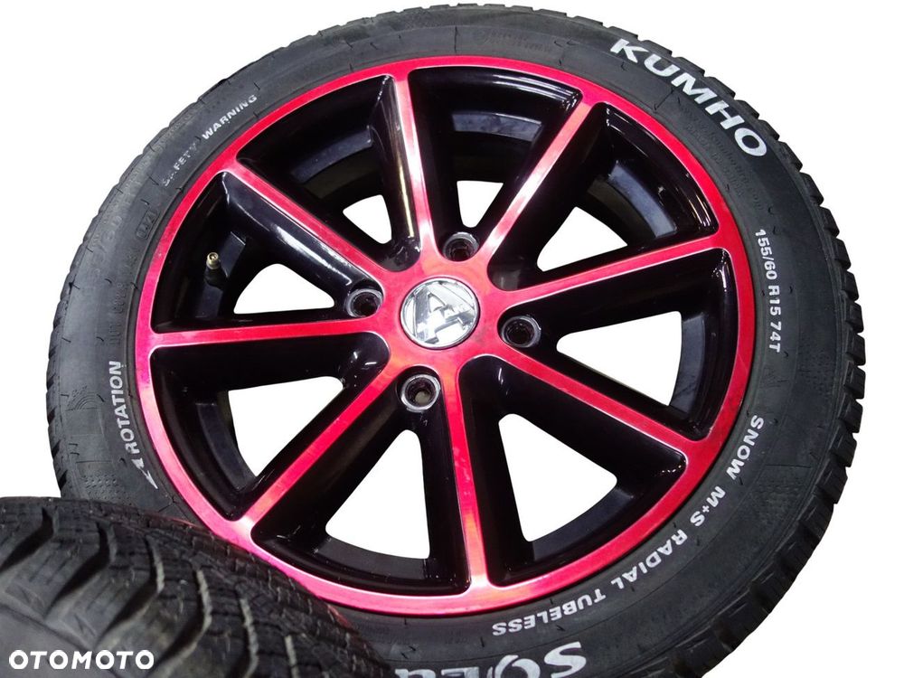 Microcar Aixam Gto City Felgi aluminowe z oponami komplet 15 cali - 4
