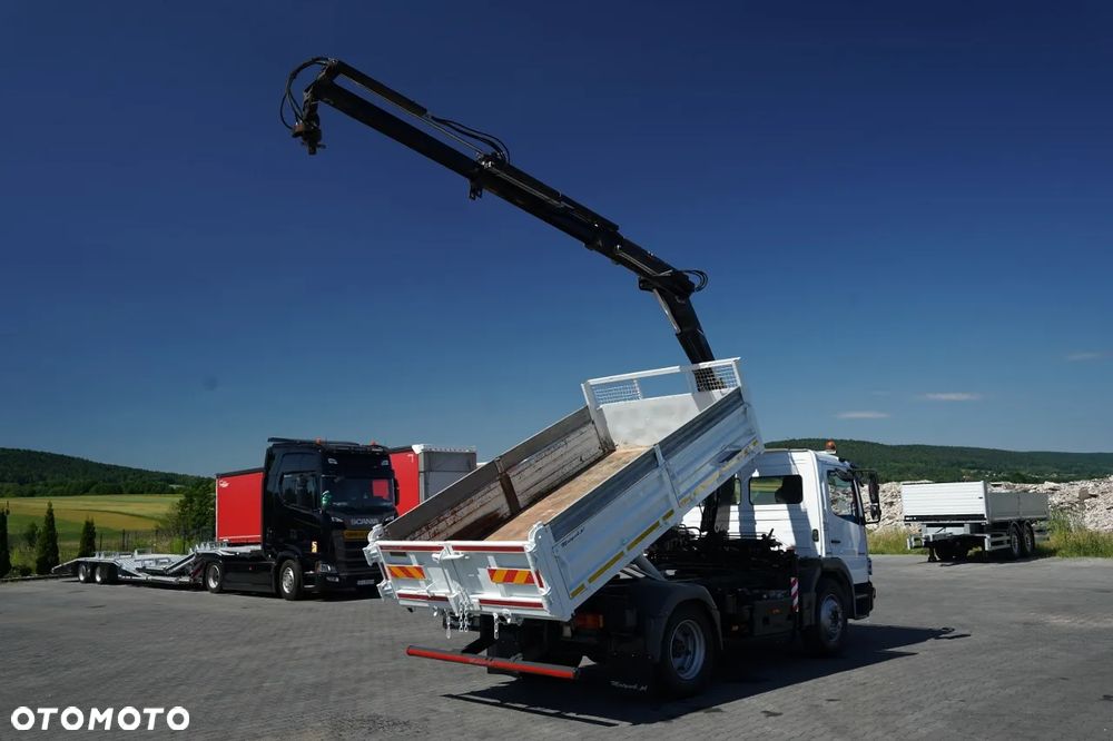 Mercedes-Benz ATEGO 15.24 / 4X2 / WYWROTKA + HDS HIAB 088 BS-2  /   ROTATOR /MANUAL - 5