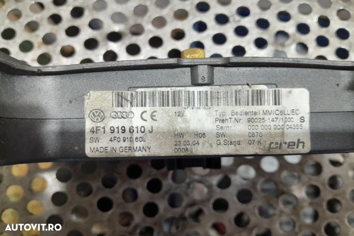 Consola centrala 4F1919610J 4F1919610J Audi A6 4F/C6 [2004 - 2008] Se - 2