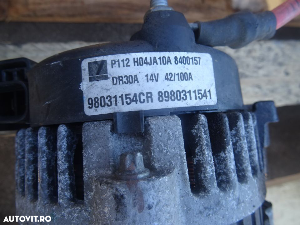 Vand Alternator Opel ASTRA J  1,7  AN  2012 - 2