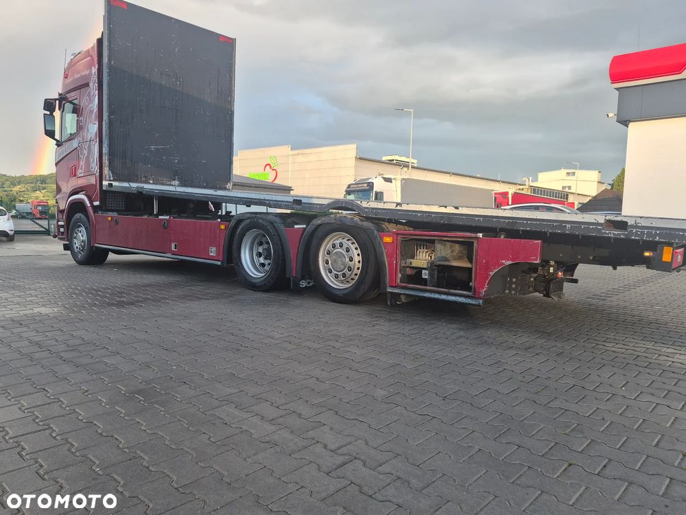 Scania S 500 specjalistyczny , Laweta Platforma hydrauliczna - 11