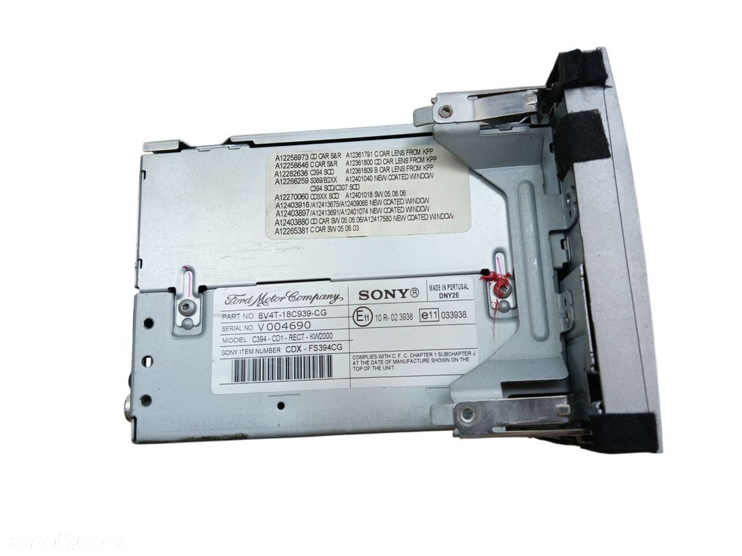 RADIO SONY CD FORD KUGA MK1 8V4T-18C939-CG + KOD - 2