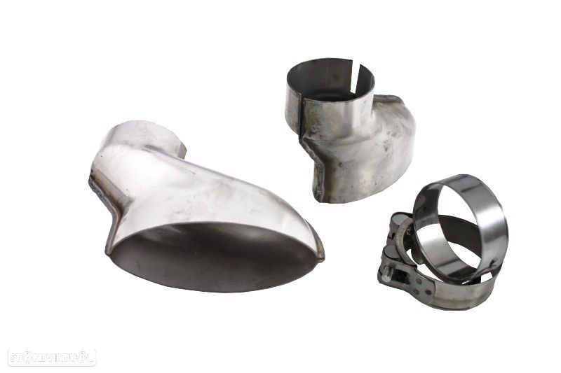 Difusor com Ponteiras Audi A6 4G C7 (2015 a 2018) Look RS6 - 8