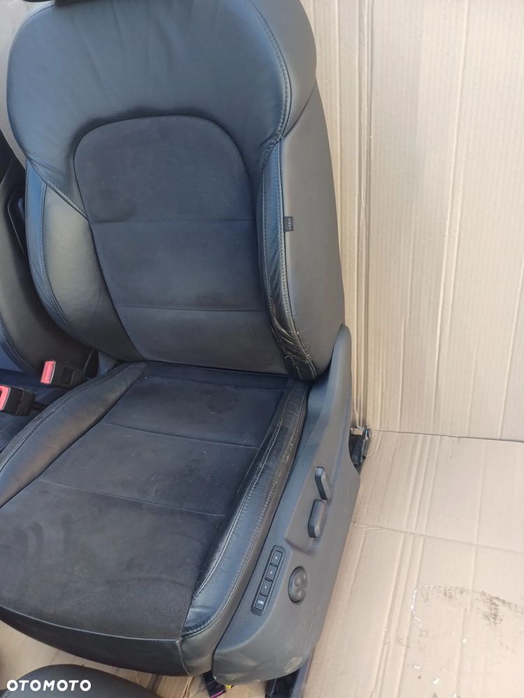 Fotele Skoda Superb 2 skóra alkantara grzane z pamieciami Kombi Europa - 17