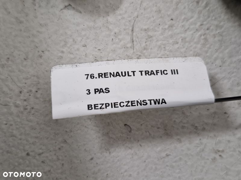RENAULT TRAFIC III 3 PAS BEZPIECZEŃSTWA PRAWY PRZÓD PRAWY PRZEDNI 868844699R - 7