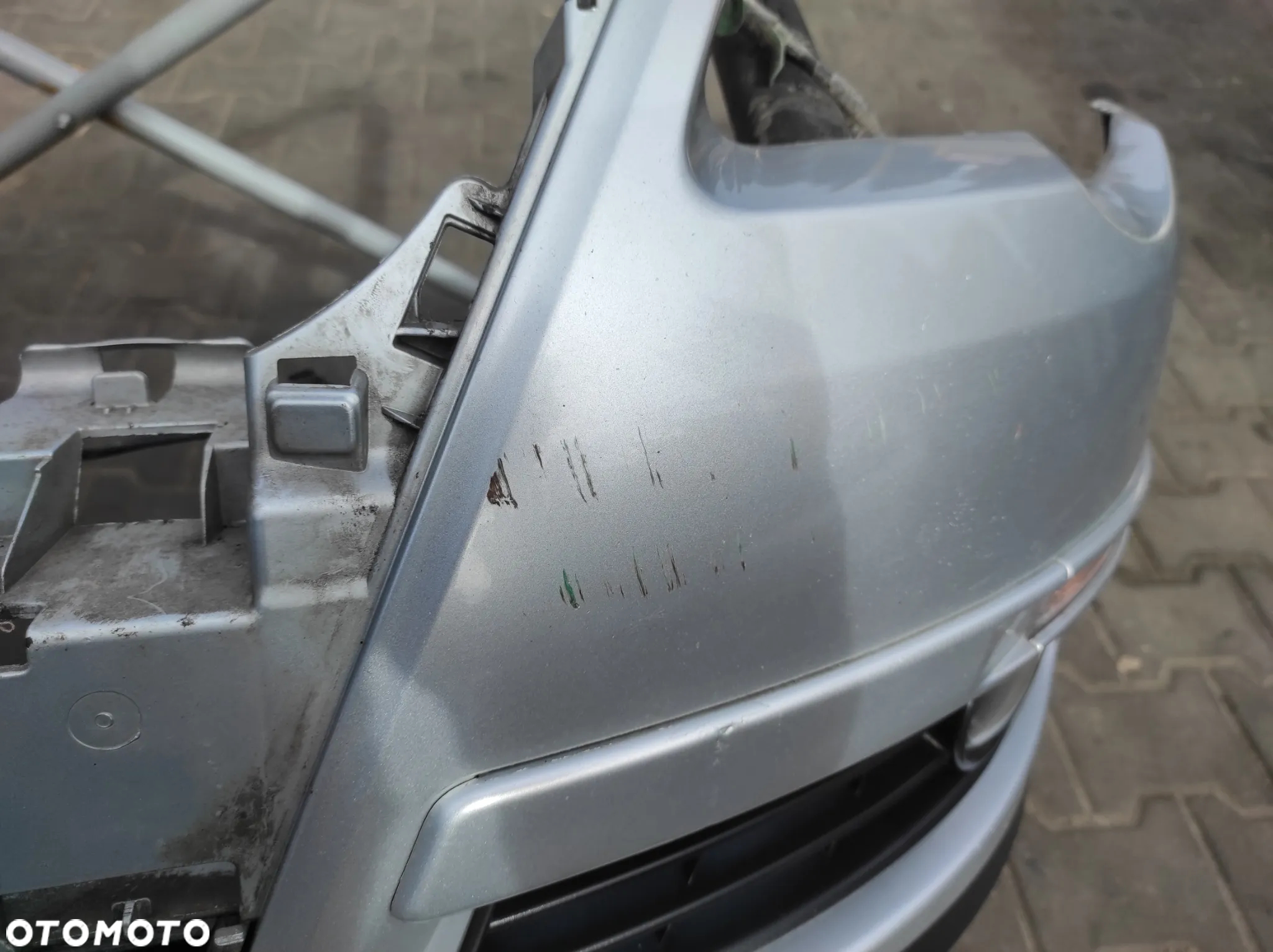 VW PASSAT B6 ZDERZAK PRZEDNI PRZÓD HALOGEN LA7W SREBRNY WYSYŁKA !!!! - 4
