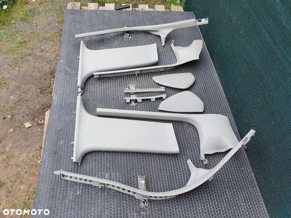 Oslona Slupka Progu Plastik Tapicerka Wnetrza PlatinHell AUDI A4 B6 B7 - 2