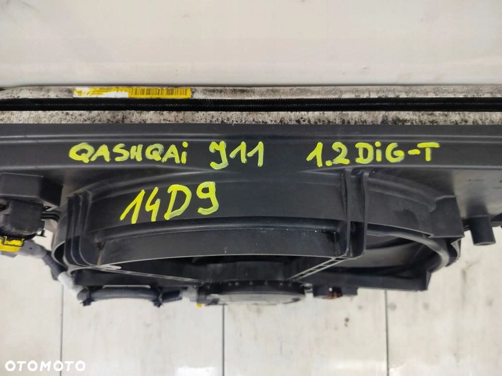 NISSAN QASHQAI J11 13R- KOMPLET CHŁODNIC WENTYLATOR 1.2 DIG-T - 5