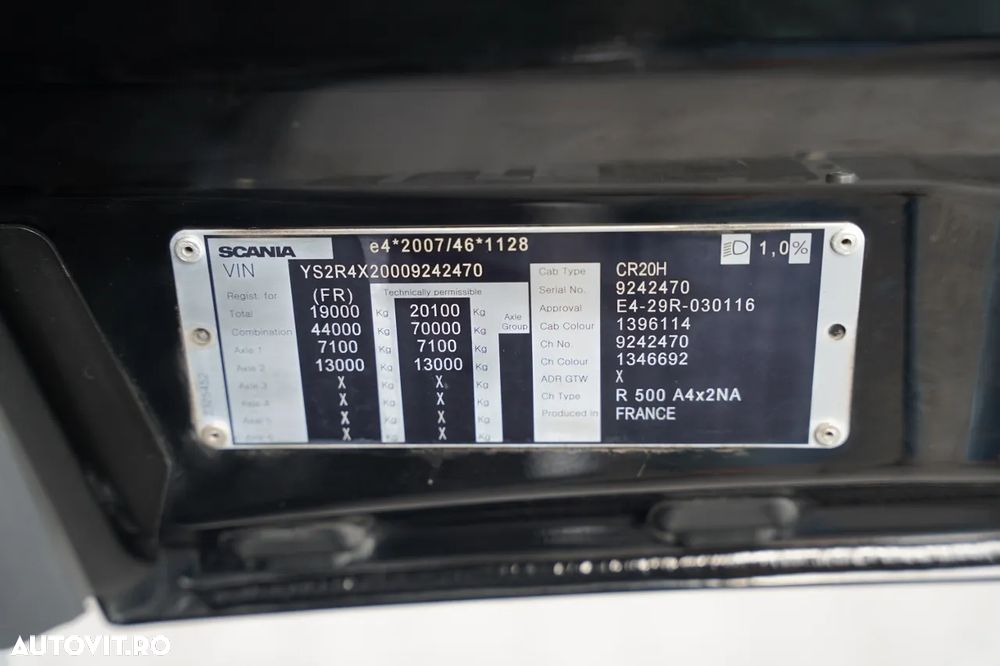 Scania R 500 / SISTEM HIDRAULIC / RETARDER / I-PARK COOL - 38
