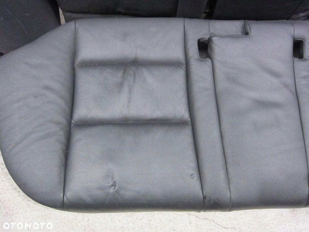 BMW 5 E61 KOMBI KANAPA TYLNA TYŁ OPARCIE SKÓRA SIEDZISKO - 3