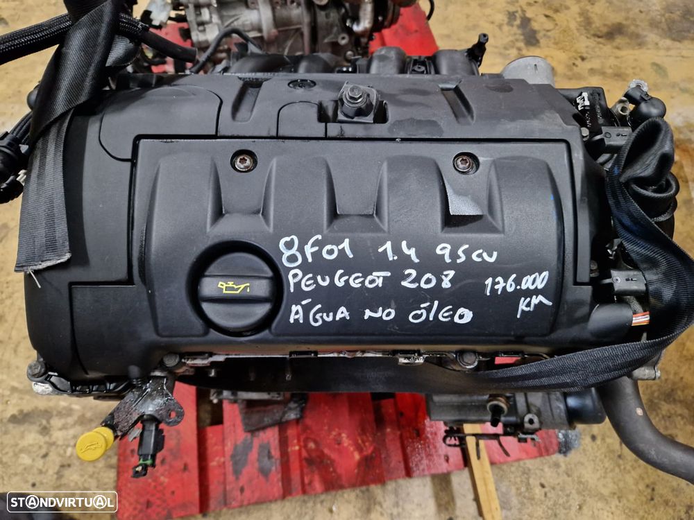 Motor usado 8F01 PEUGEOT 208 1.4 95CV CITROEN C3 DS3 207 - 1