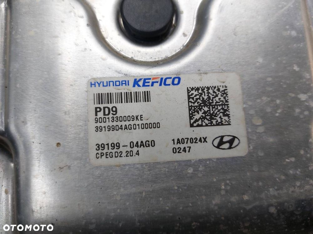 KOMPUTER STEROWNIK SILNIKA KIA CEED III 1.0 T-GDI 39199-04AG0 - 3