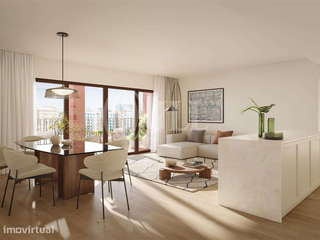 Apartamento T3 novo no ALMAR Beach, Almada - Grande imagem: 2/46