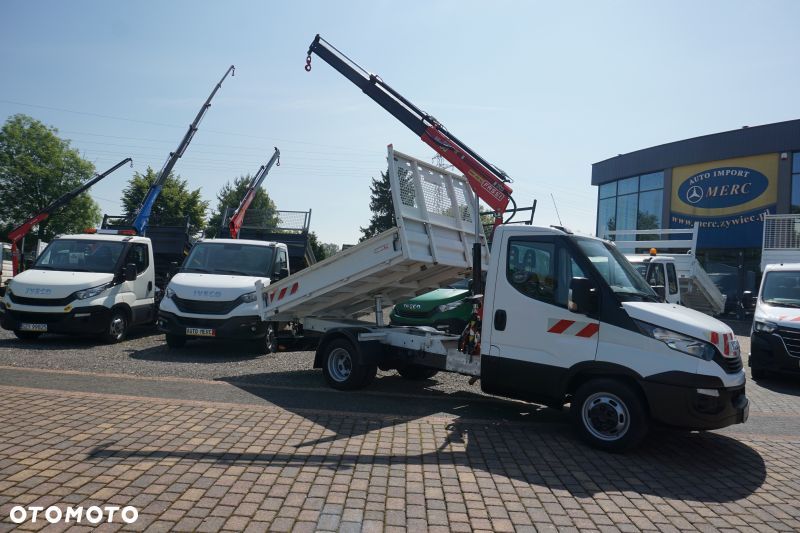 Iveco 35C14 wywrotka HDS żuraw - 8