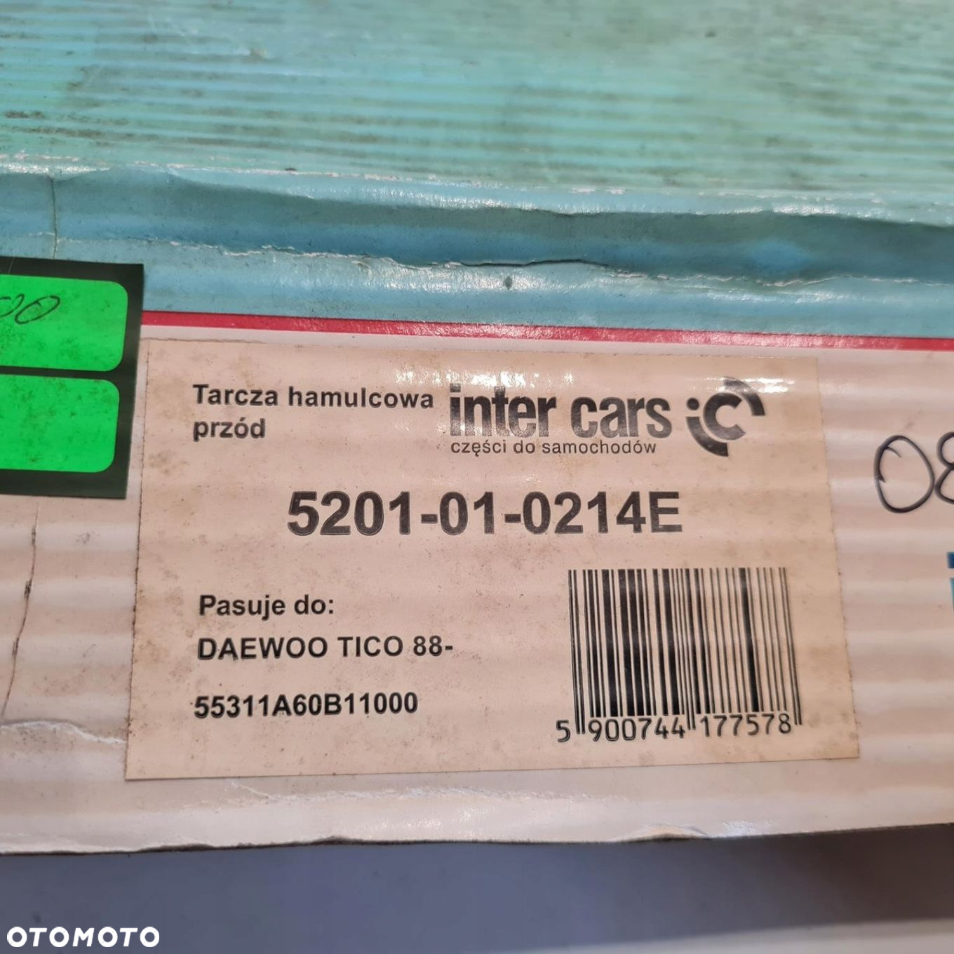 DAEWOO TICO TARCZA HAMULCOWA KOMPLET 4MAX 5201-01-0214E - 6