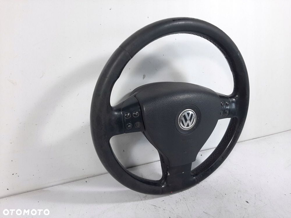 VW TOURAN 05R KIEROWNICA SKORA TROJRAMIENNA MULTIFUNKCJA 1K0419091A AIRBAG - 2