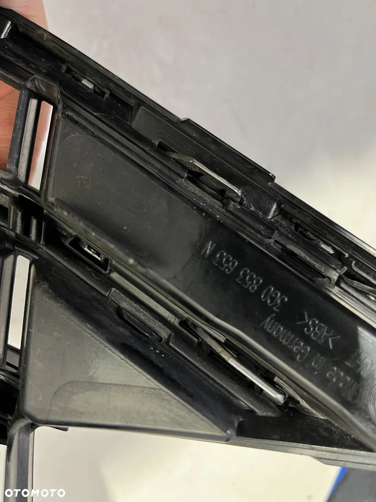 VW PASSAT B8 3G0 LIFT 19-23 GRILL ATRAPA KRATKA W ZDERZAK PRZÓD 3G0853653N - 9