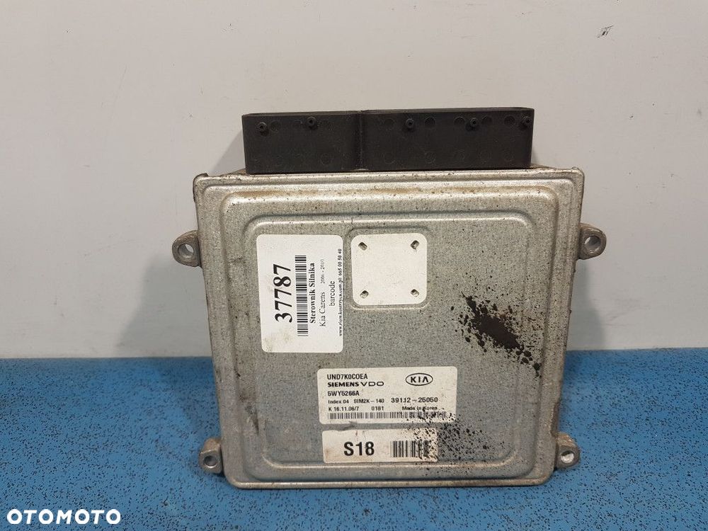 KIA CARENS III STEROWNIK SILNIKA UND7K0COEA G4KA6H304715 - 3