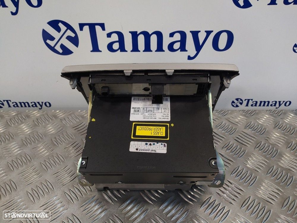 SISTEMA AUDIO / RADIO CD TOYOTA COROLLA VERSO 2008 -861200F040 - 3