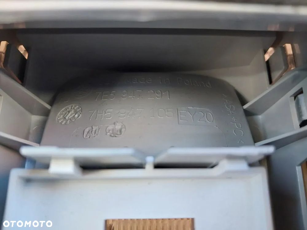 panel nawiewu klimatronik tył kratki nawiewu lampki podsufitki vw multivan caravelle t6 7E0907049 7E5947291 - 11