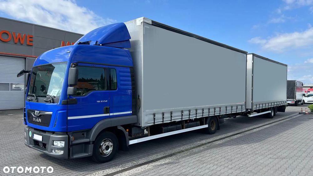 MAN TGL 12.250 XL EURO 6 FIRANKA PLANDEKA PRZESTRZENNY PRZEJAZDOWY - 1