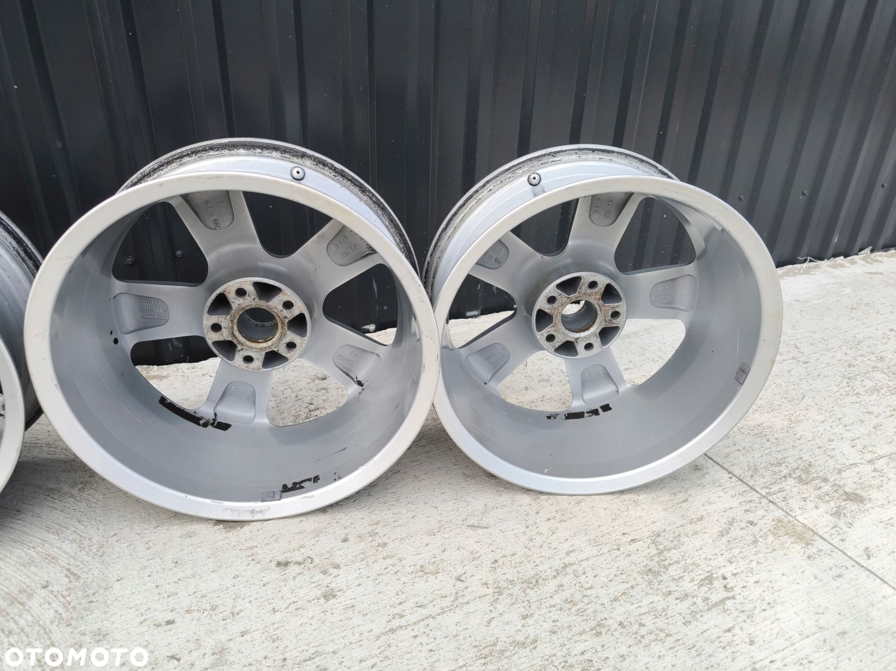 FELGA FELGI KOMPLET AUDI VW SEAT SKODA GAMAPARTS S7038 7.5J R18 ET20 *10K* - 12