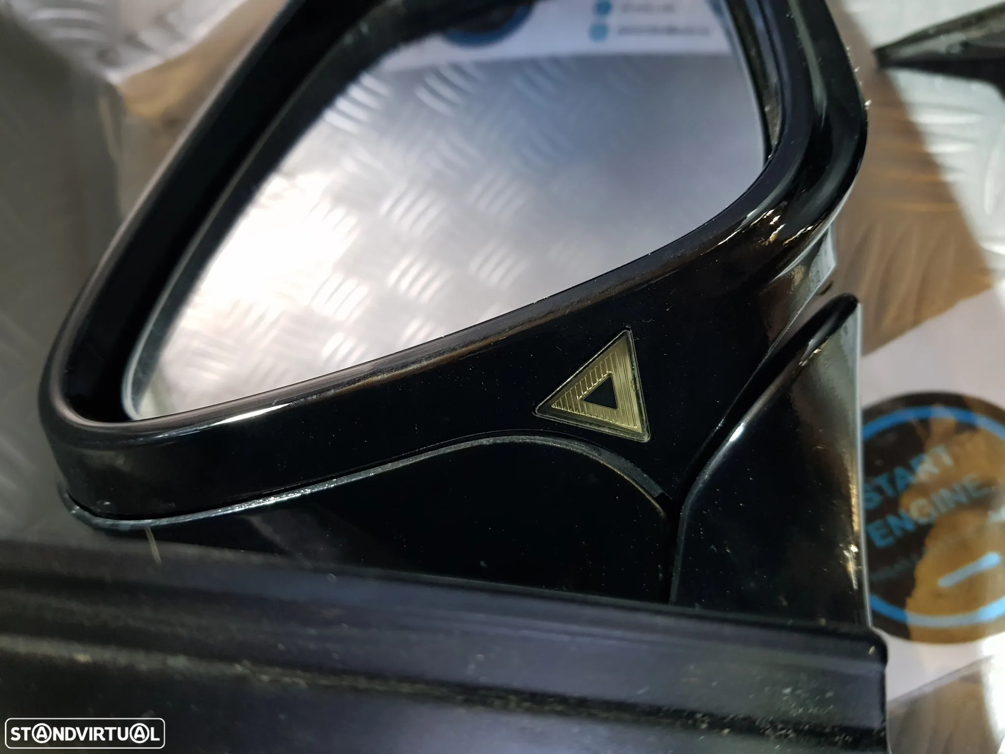 Espelho retrovisor Direito BMW serie 5 F10 F11 com triângulo aviso de ultrapassagem - 3