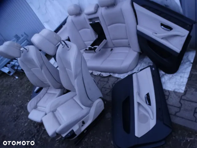 BMW F10 Komfort Mpakiet Fotele Grzane Oyster Boczki Kanapa Siedzisko Oparcie Boczek Fotel - 4