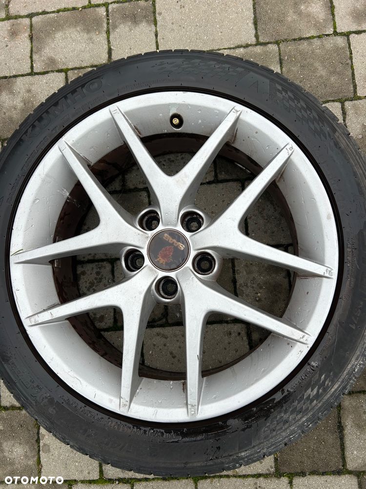 Felgi aluminiowe 5x110 17” Saab  et41 Alu 50 Aero opony letnie 225/45/17 KUMHO - 3