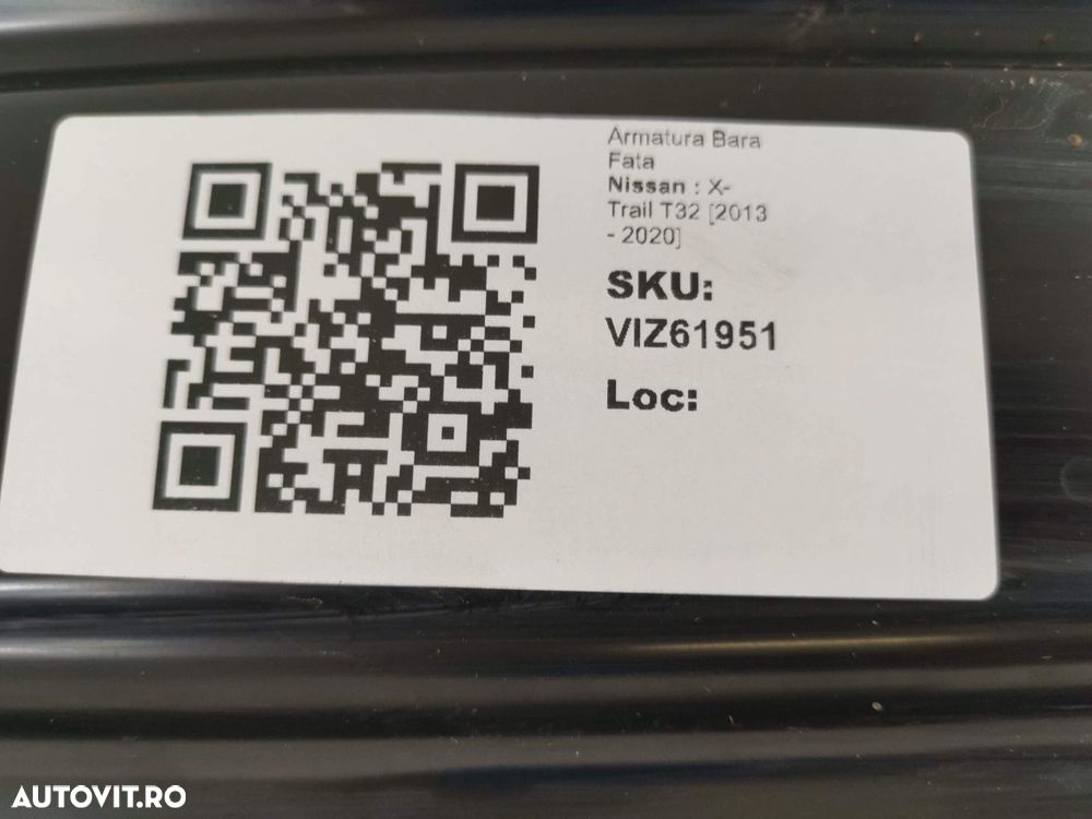 Armatura Bara Fata Nissan X-Trail T32 2013 2014 2015 2016 2017 2018 20 - 8