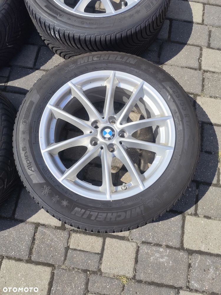 Felgi Aluminiowe z Oponami Zimowymi Michelin BMW 5 17 Cali 5x112 - 5