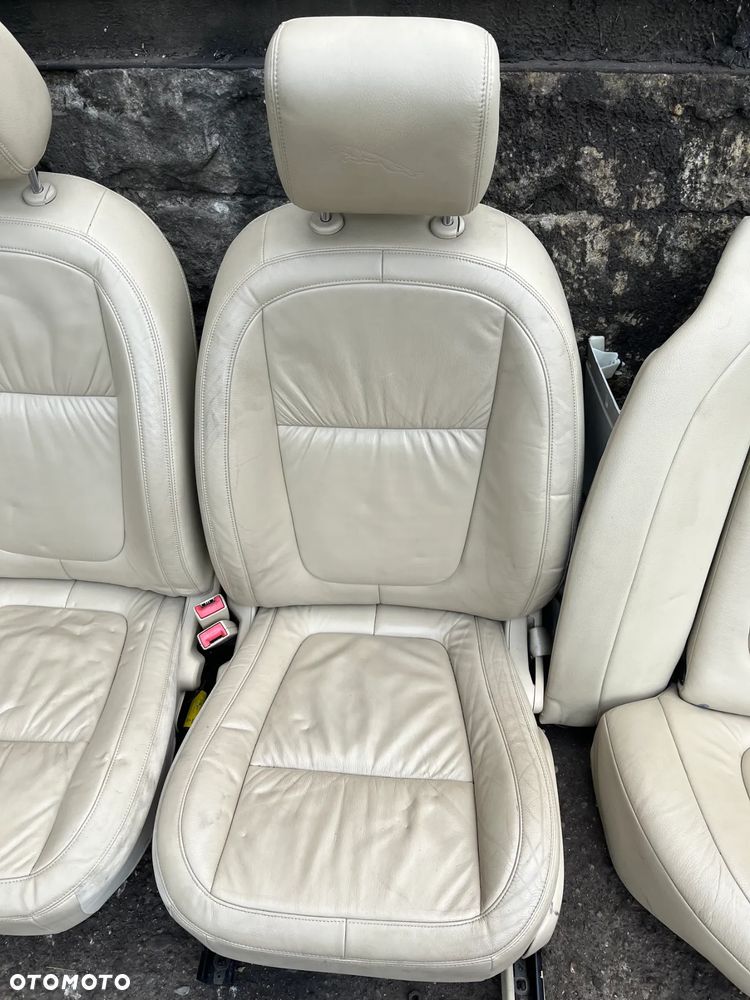Siedzenia fotele komplet skórzane wnętrze idealne Jaguar XF X250 - 13
