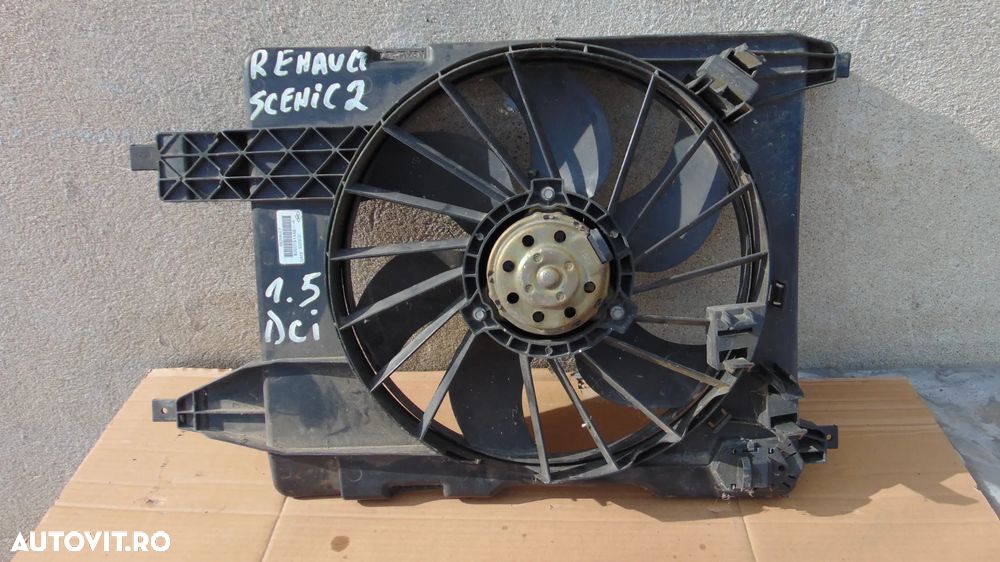 Electroventilator AC Renault Scenic 2,Megane 2,1.5DCI/1.9 DCI an 2003-2006 cod 8200151465 - 2