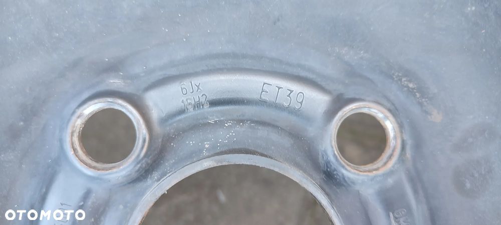 FELGI STALOWE 4x100 6Jx15 CALI ET39 OPEL CORSA D CORSA F ADAM GRANDE PUNTO KOMPLET 4 SZTUKI - 7