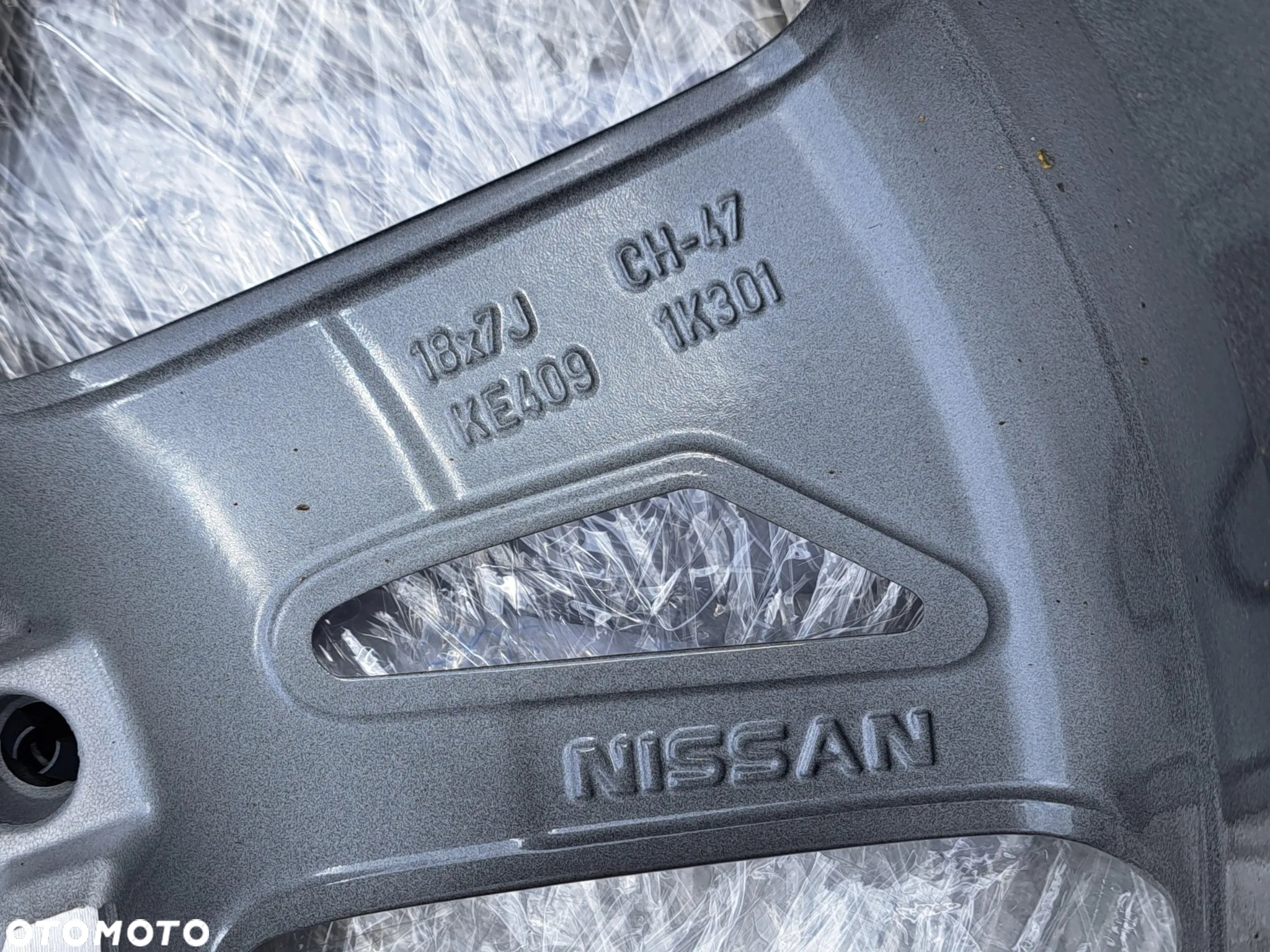 Felga aluminiowa Nissan Juke F15 18 Cali 18x7J CH-47 KE409-1K301 KE4091K301 7Jx18 ET 47 - 7