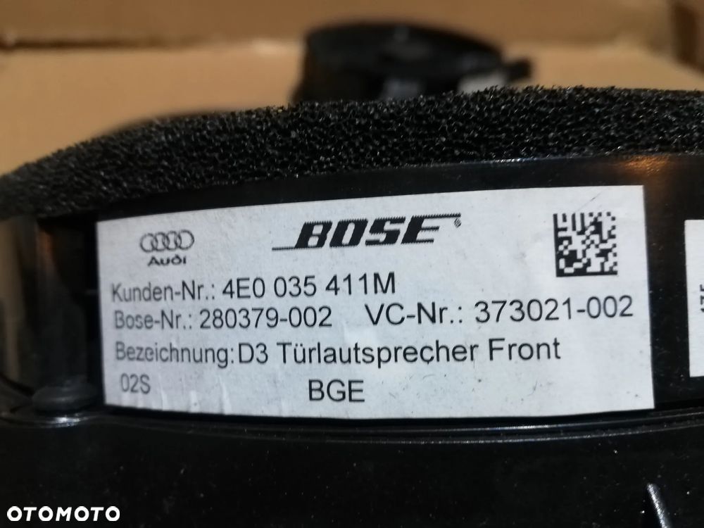 GŁOŚNIKI AUDI A8 D3 4E0035415 - 5