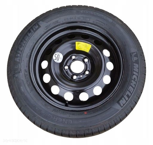 PEUGEOT 508 1 I 10-18 PEŁNOWYMIAROWE KOŁO ZAPASOWE 16" MICHELIN 215/60